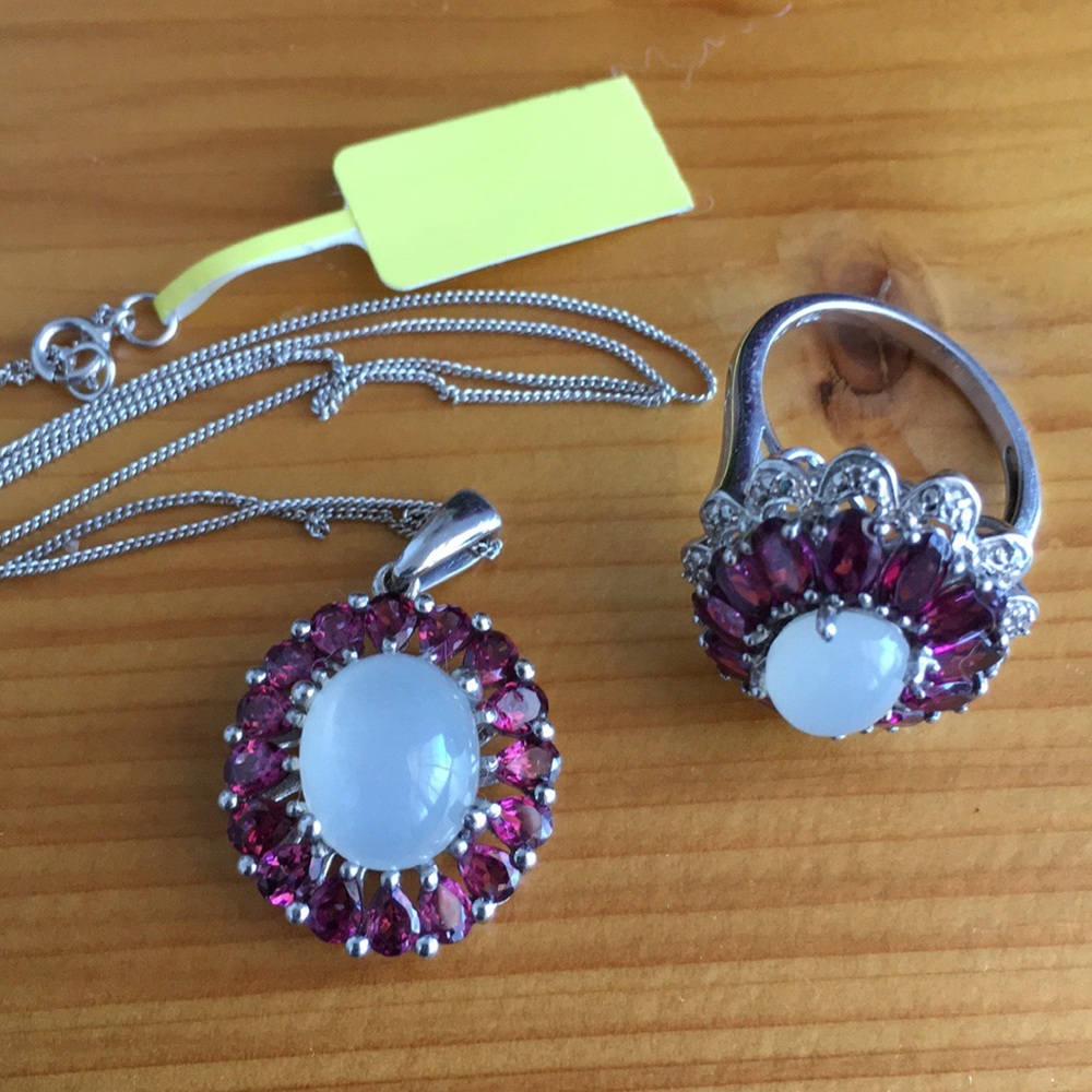 Sterling Silver And Ruby Ring - image 7